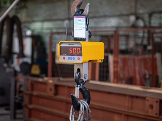Весы крановые КВ Уралвес-5000-И (S) с индикацией на смартфон