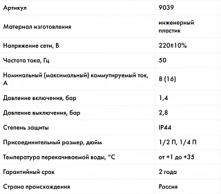 Комплект автоматики на баке «КАБ» Джилекс