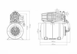 Насос-автомат «ДЖАМБО ПРО» 60/35 П-24