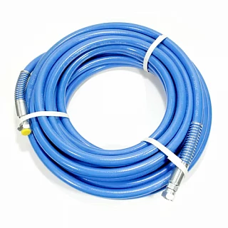 Рукав PPH-2 (VE 75) d=10 L=1,50м 3/8 304 Bar синий, антистатический, с пружинами