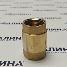 Клапан обратный 1" латунный сердечник PROFLINE (мама-мама)