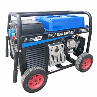 Бензиновый сварочный генератор TSS PROF GGW 6.0/200E (MMA/TIG/CELLULOSE)
