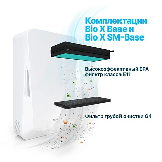 Приточный очиститель воздуха, модель: Тион Бризер Bio X; (Комплектация: SM Base)