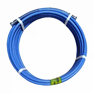 Рукав PPH-1 (AS73) d=6 L=10,00м DK16х1,5 / DK16х1,5, 304 Bar, синий (антистатический) Wagner