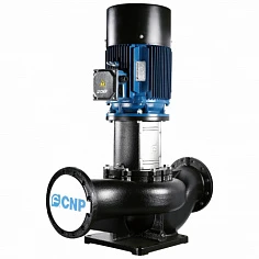 Насос инлайн CNP TD32-21G/2, 1.5кВт, 3х220В/3х380В, 50Гц, чугун, 12 бар