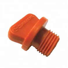 Заглушка пластмассовая 1/4" (оранжевая) Джилекс