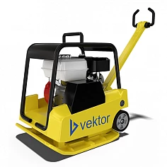 Виброплита Vektor VPG-160C (Двигатель Honda, GX-270, с гидравлическим реверсом,чугунное основание)