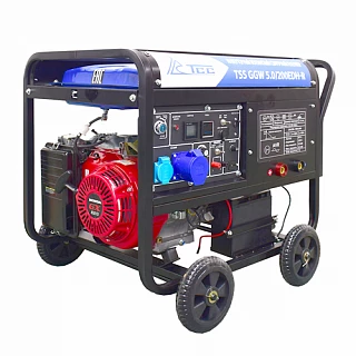Инверторный бензиновый сварочный генератор TSS GGW 5.0/200EDH-R (HONDA GX390)